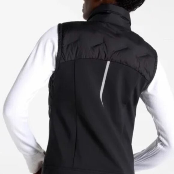 Calia Women's Cold Dash Run Vest in Pure Black size XXL NWT - Picture 2 of 5